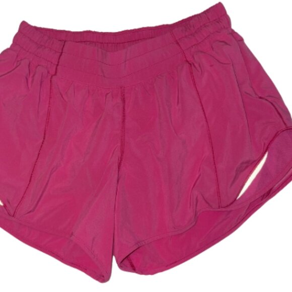 Pink Lululemon Running Shorts - Size 8 - Picture 2 of 3
